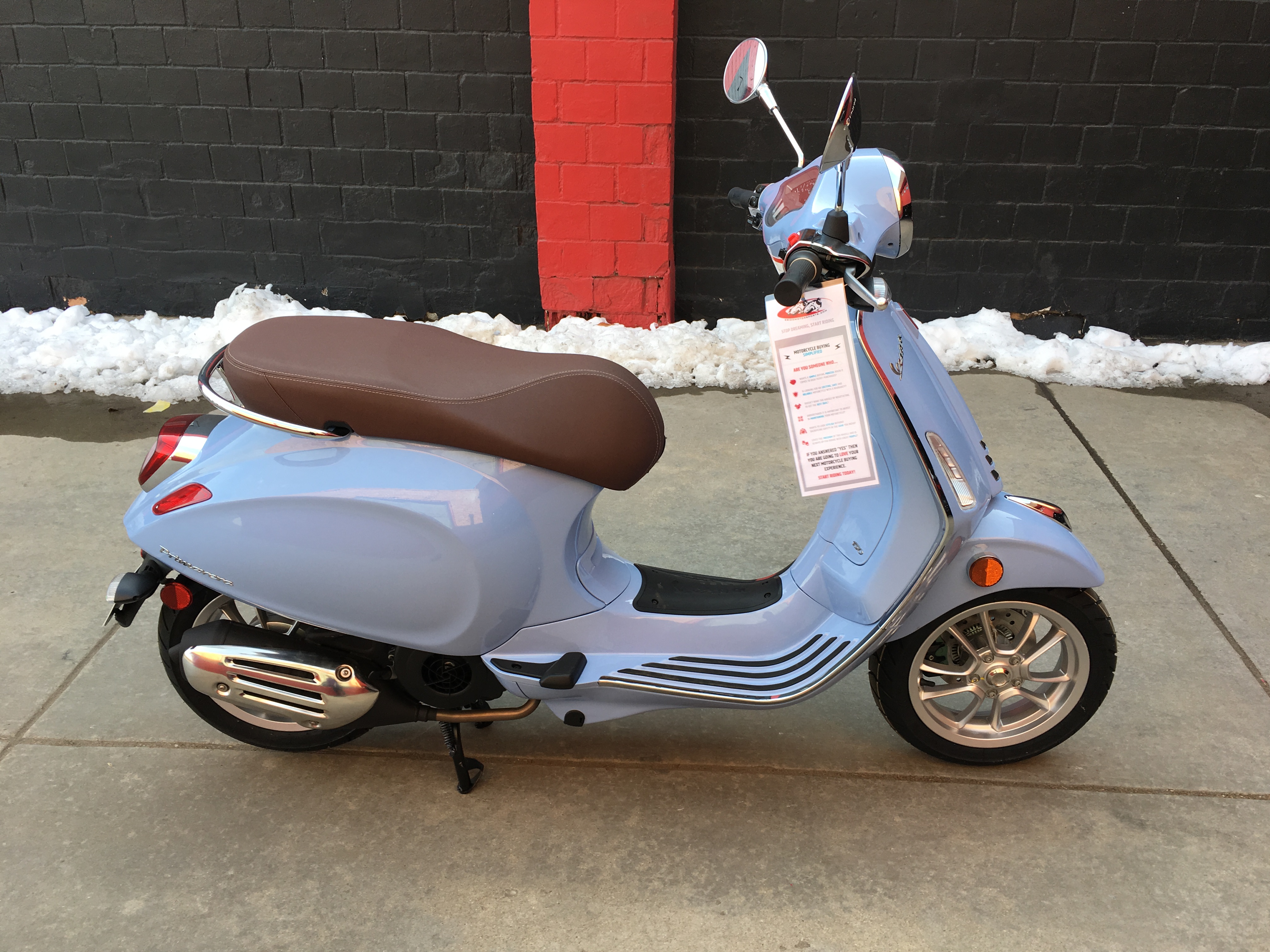 New 2019 VESPA PRIMAVERA 150 Scooter in Denver #19V06 | Erico Motorsports