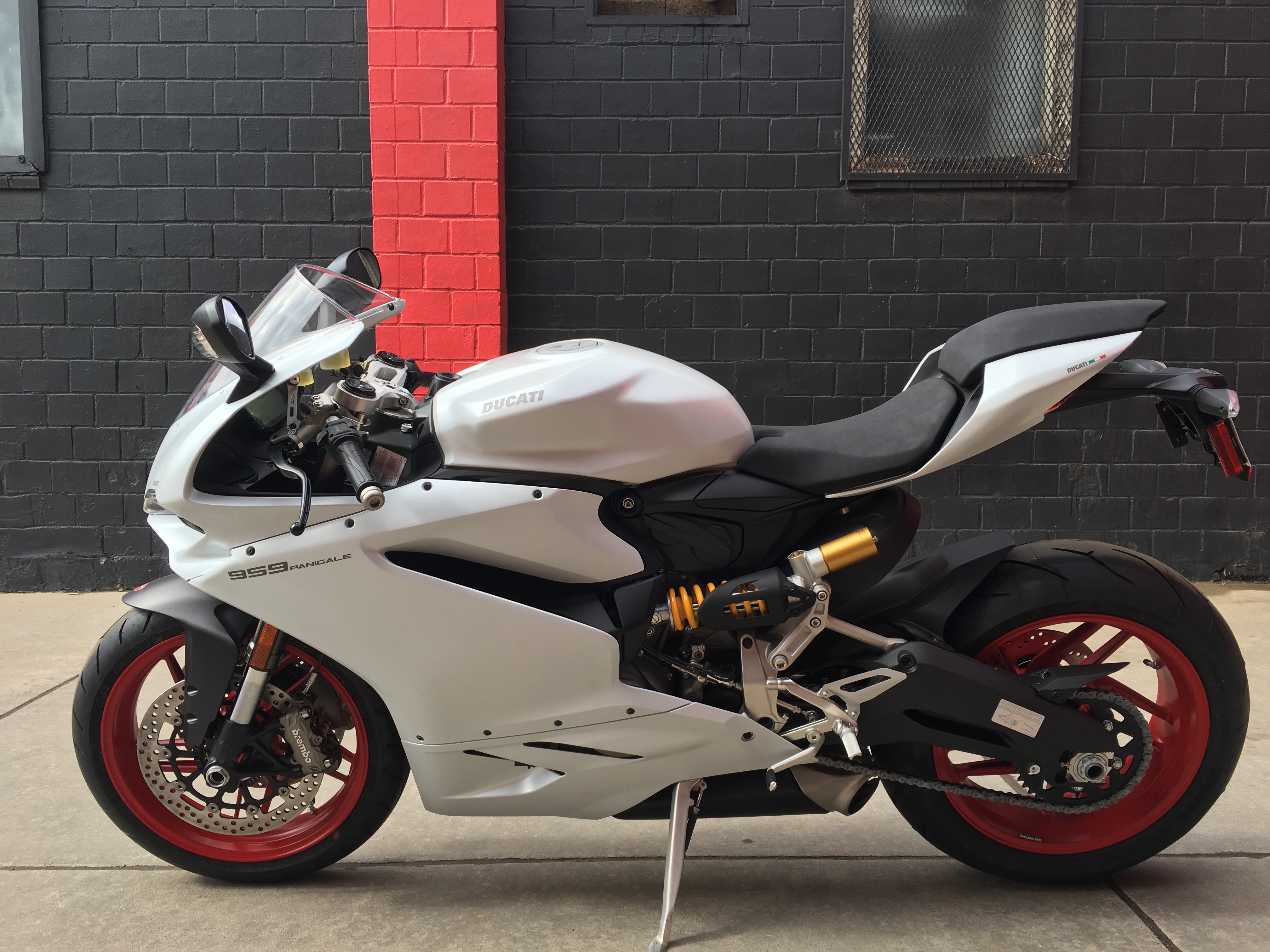 New 2019 DUCATI PANIGALE 959 WHITE Motorcycle in Denver #19D15 | Erico ...