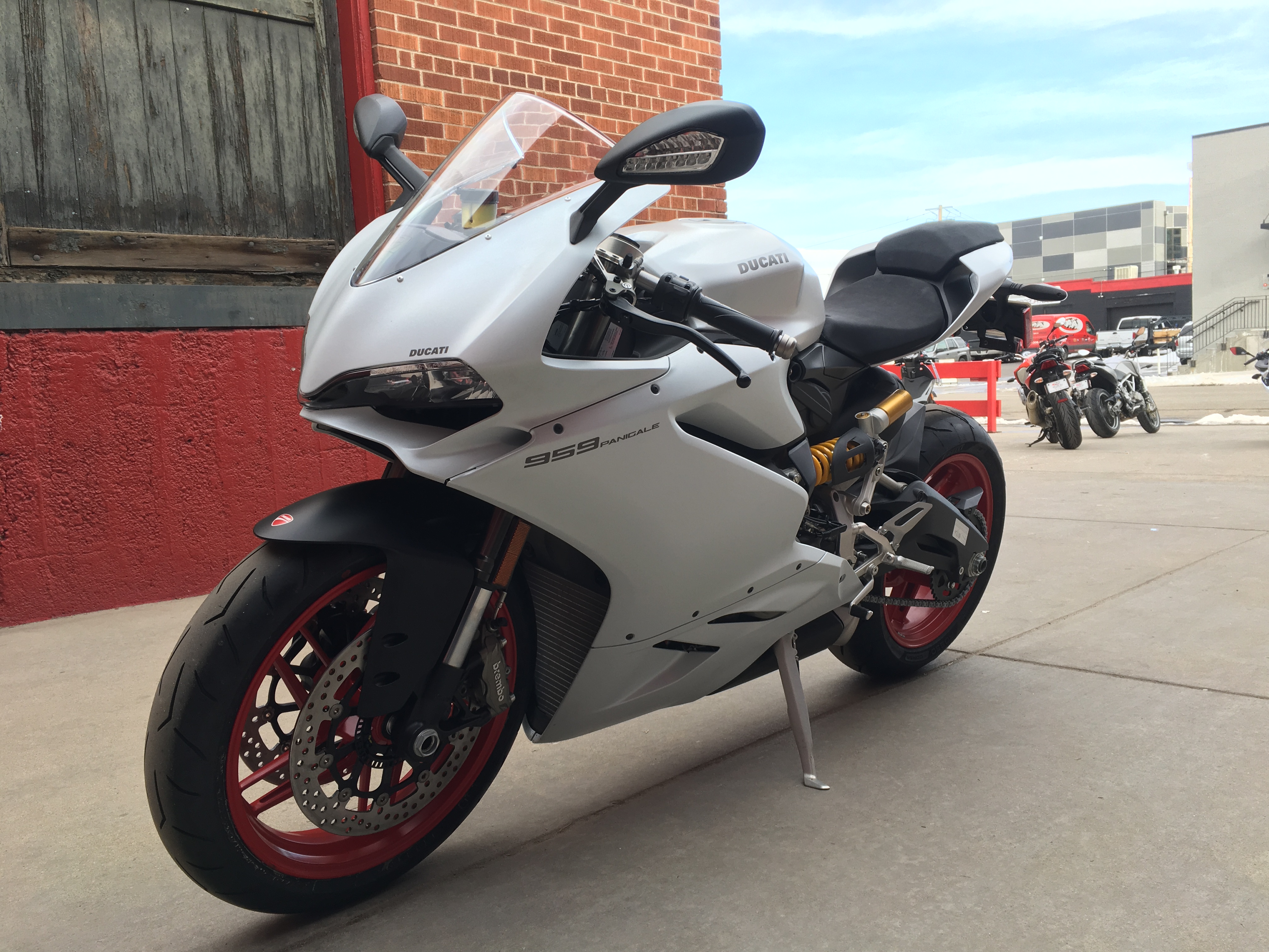 New 2019 DUCATI PANIGALE 959 WHITE Motorcycle in Denver #19D05 | Erico ...