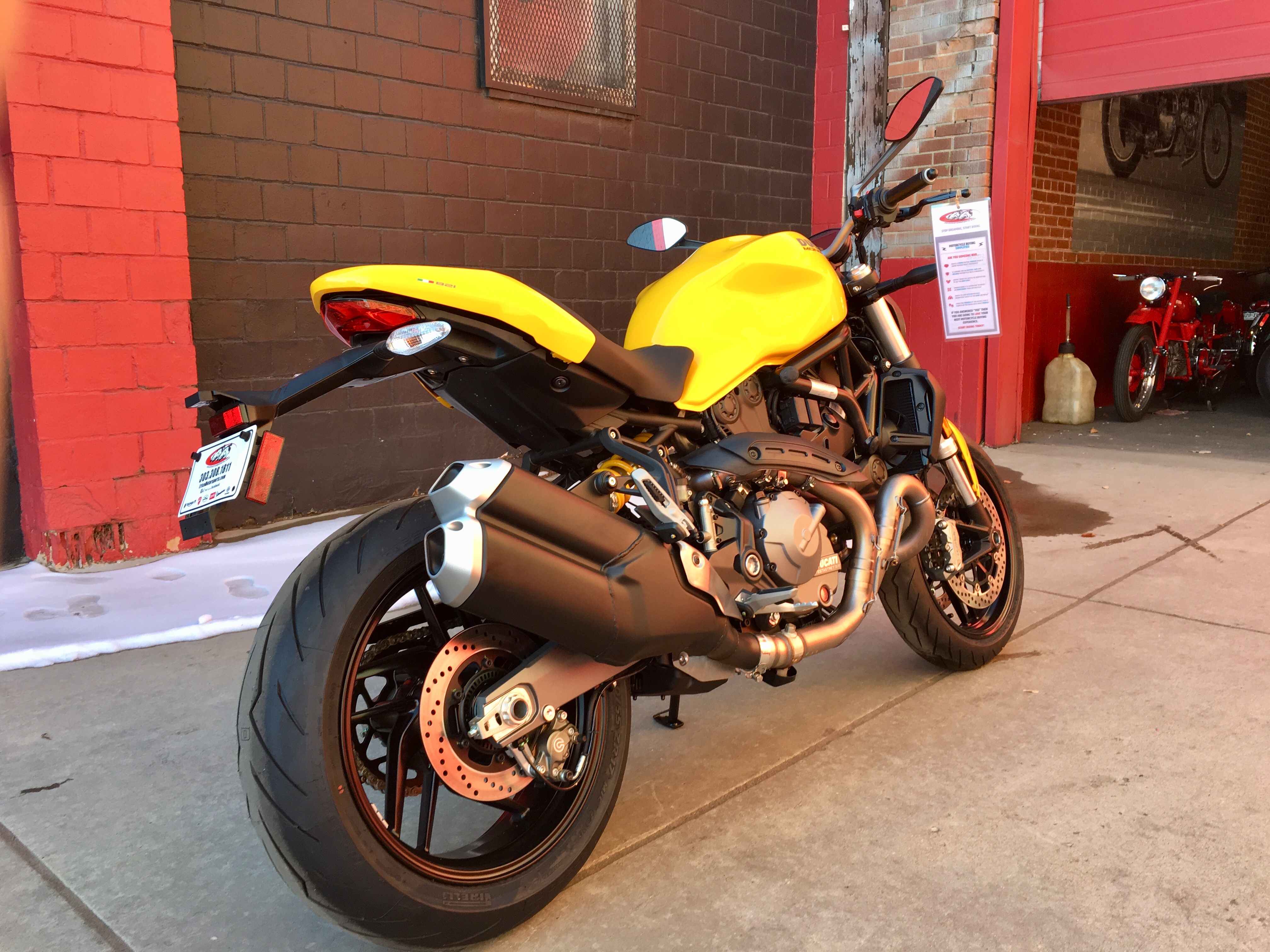 New 2019 DUCATI MONSTER 821 Motorcycle In Denver #18D91 | Erico Motorsports